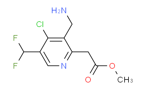 AM40600 | 1806944-53-5 | Methyl 3-(aminomethyl)-4-chloro-5-(difluoromethyl)pyridine-2-acetate