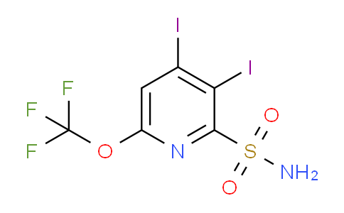 AM40611 | 1803639-42-0 | 3,4-Diiodo-6-(trifluoromethoxy)pyridine-2-sulfonamide