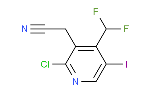 AM40613 | 1805073-06-6 | 2-Chloro-4-(difluoromethyl)-5-iodopyridine-3-acetonitrile