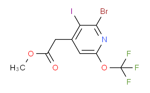 AM40614 | 1804620-12-9 | Methyl 2-bromo-3-iodo-6-(trifluoromethoxy)pyridine-4-acetate