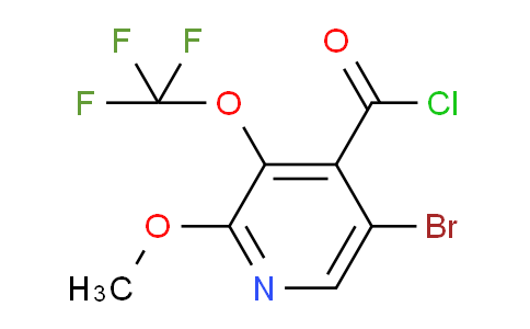 5-Bromo-2-methoxy-3-(trifluoromethoxy)pyridine-4-carbonyl chloride