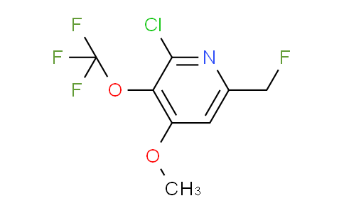 2-Chloro-6-(fluoromethyl)-4-methoxy-3-(trifluoromethoxy)pyridine