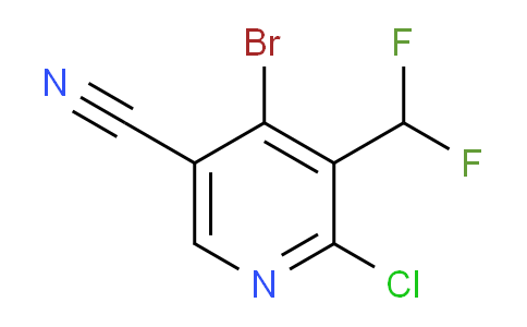AM40635 | 1805157-16-7 | 4-Bromo-2-chloro-5-cyano-3-(difluoromethyl)pyridine