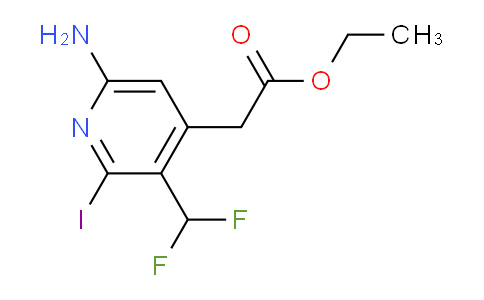 AM40636 | 1806811-33-5 | Ethyl 6-amino-3-(difluoromethyl)-2-iodopyridine-4-acetate