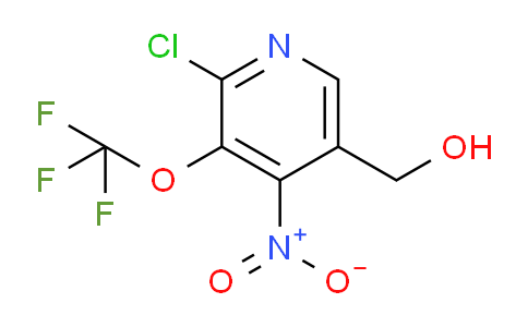 2-Chloro-4-nitro-3-(trifluoromethoxy)pyridine-5-methanol