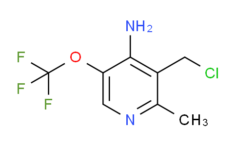 4-Amino-3-(chloromethyl)-2-methyl-5-(trifluoromethoxy)pyridine