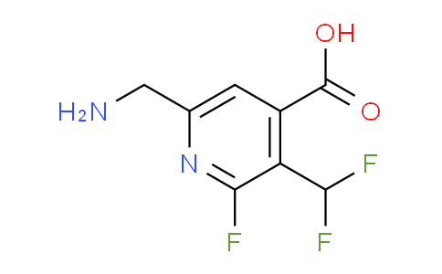 6-(Aminomethyl)-3-(difluoromethyl)-2-fluoropyridine-4-carboxylic acid