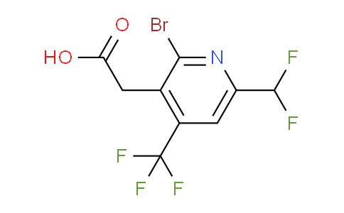 AM40660 | 1805256-57-8 | 2-Bromo-6-(difluoromethyl)-4-(trifluoromethyl)pyridine-3-acetic acid