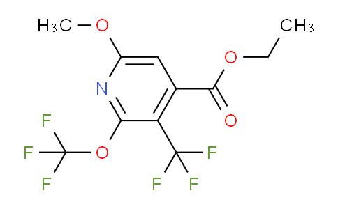 AM40662 | 1804947-46-3 | Ethyl 6-methoxy-2-(trifluoromethoxy)-3-(trifluoromethyl)pyridine-4-carboxylate