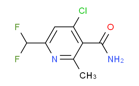4-Chloro-6-(difluoromethyl)-2-methylpyridine-3-carboxamide
