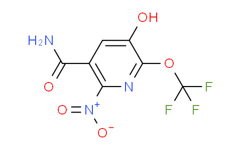3-Hydroxy-6-nitro-2-(trifluoromethoxy)pyridine-5-carboxamide