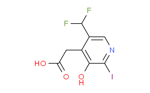 AM40677 | 1805256-49-8 | 5-(Difluoromethyl)-3-hydroxy-2-iodopyridine-4-acetic acid