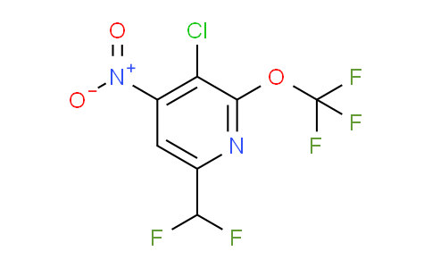 AM40699 | 1804672-41-0 | 3-Chloro-6-(difluoromethyl)-4-nitro-2-(trifluoromethoxy)pyridine