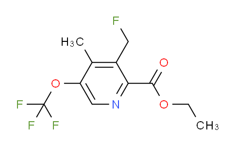 AM40709 | 1361804-48-9 | Ethyl 3-(fluoromethyl)-4-methyl-5-(trifluoromethoxy)pyridine-2-carboxylate