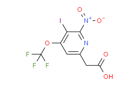 AM40710 | 1806747-92-1 | 3-Iodo-2-nitro-4-(trifluoromethoxy)pyridine-6-acetic acid