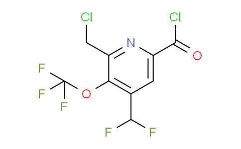 AM40712 | 1805283-35-5 | 2-(Chloromethyl)-4-(difluoromethyl)-3-(trifluoromethoxy)pyridine-6-carbonyl chloride