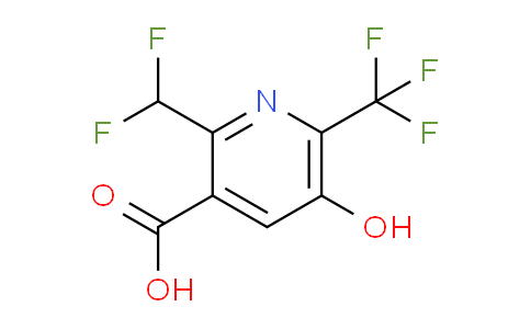 AM40716 | 1805540-41-3 | 2-(Difluoromethyl)-5-hydroxy-6-(trifluoromethyl)pyridine-3-carboxylic acid