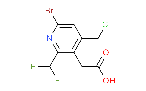 AM40728 | 1805371-90-7 | 6-Bromo-4-(chloromethyl)-2-(difluoromethyl)pyridine-3-acetic acid