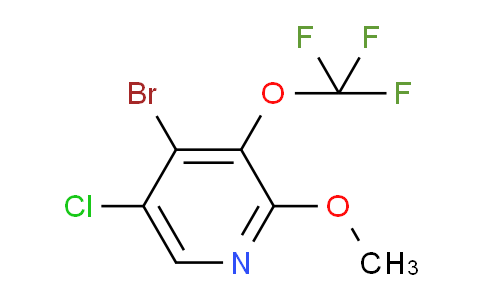 4-Bromo-5-chloro-2-methoxy-3-(trifluoromethoxy)pyridine