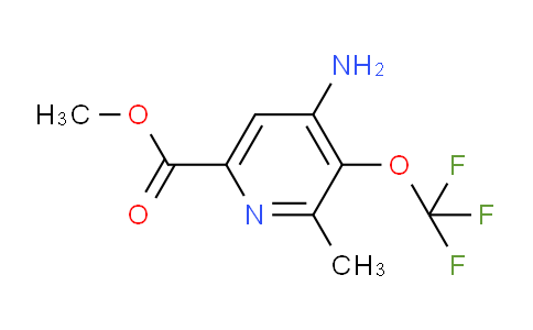 Methyl 4-amino-2-methyl-3-(trifluoromethoxy)pyridine-6-carboxylate
