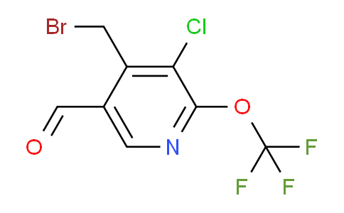 4-(Bromomethyl)-3-chloro-2-(trifluoromethoxy)pyridine-5-carboxaldehyde
