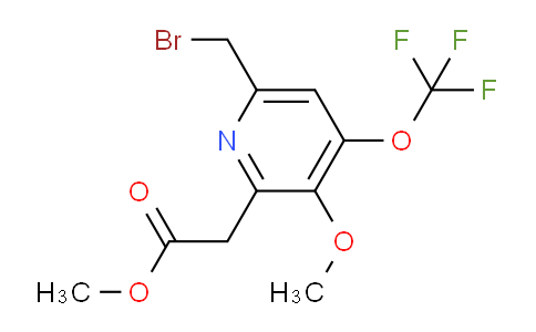 AM40740 | 1804636-98-3 | Methyl 6-(bromomethyl)-3-methoxy-4-(trifluoromethoxy)pyridine-2-acetate