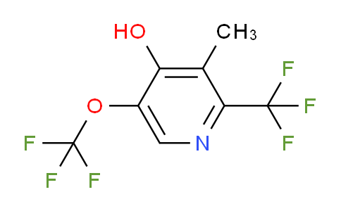 AM40745 | 1804318-09-9 | 4-Hydroxy-3-methyl-5-(trifluoromethoxy)-2-(trifluoromethyl)pyridine