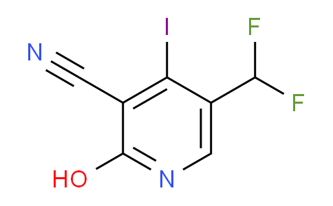 AM40748 | 1807151-36-5 | 3-Cyano-5-(difluoromethyl)-2-hydroxy-4-iodopyridine