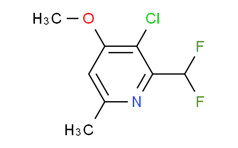 AM40768 | 1805410-79-0 | 3-Chloro-2-(difluoromethyl)-4-methoxy-6-methylpyridine