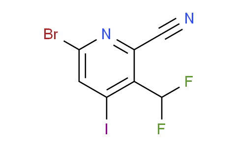 AM40775 | 1805384-16-0 | 6-Bromo-2-cyano-3-(difluoromethyl)-4-iodopyridine