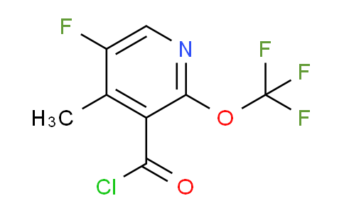 AM40778 | 1804817-54-6 | 5-Fluoro-4-methyl-2-(trifluoromethoxy)pyridine-3-carbonyl chloride