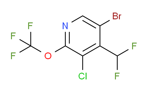 AM40805 | 1806081-35-5 | 5-Bromo-3-chloro-4-(difluoromethyl)-2-(trifluoromethoxy)pyridine