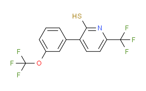AM40807 | 1261882-36-3 | 2-Mercapto-3-(3-(trifluoromethoxy)phenyl)-6-(trifluoromethyl)pyridine