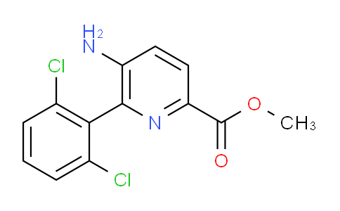 AM40810 | 1361876-11-0 | Methyl 5-amino-6-(2,6-dichlorophenyl)picolinate