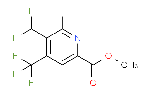 AM40812 | 1805613-73-3 | Methyl 3-(difluoromethyl)-2-iodo-4-(trifluoromethyl)pyridine-6-carboxylate