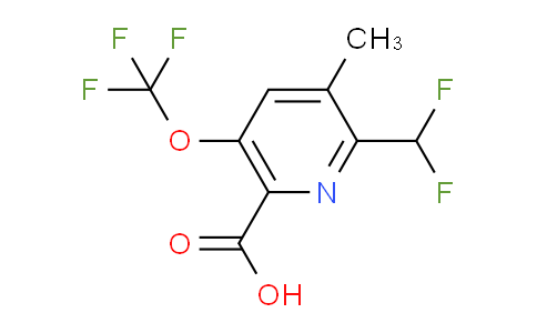AM40838 | 1361735-27-4 | 2-(Difluoromethyl)-3-methyl-5-(trifluoromethoxy)pyridine-6-carboxylic acid
