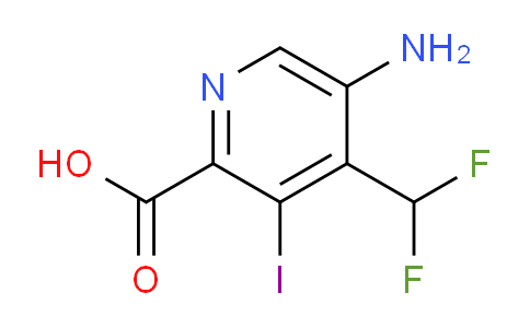 AM40848 | 1806789-85-4 | 5-Amino-4-(difluoromethyl)-3-iodopyridine-2-carboxylic acid