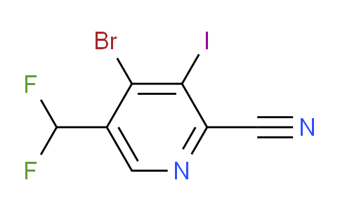 AM40852 | 1805343-73-0 | 4-Bromo-2-cyano-5-(difluoromethyl)-3-iodopyridine