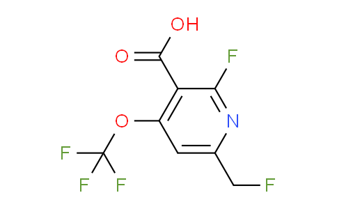AM40857 | 1804626-02-5 | 2-Fluoro-6-(fluoromethyl)-4-(trifluoromethoxy)pyridine-3-carboxylic acid