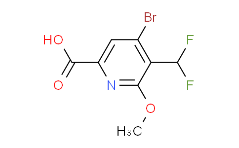 AM40865 | 1804961-12-3 | 4-Bromo-3-(difluoromethyl)-2-methoxypyridine-6-carboxylic acid