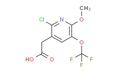 2-Chloro-6-methoxy-5-(trifluoromethoxy)pyridine-3-acetic acid