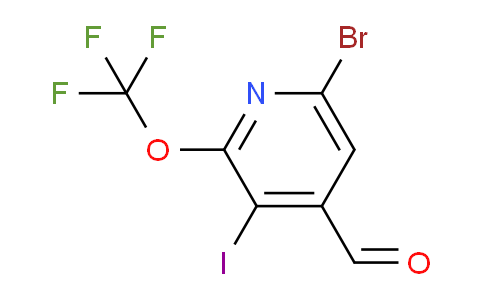 6-Bromo-3-iodo-2-(trifluoromethoxy)pyridine-4-carboxaldehyde