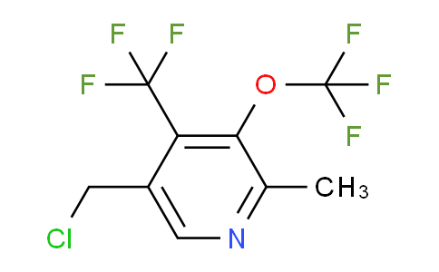 5-(Chloromethyl)-2-methyl-3-(trifluoromethoxy)-4-(trifluoromethyl)pyridine