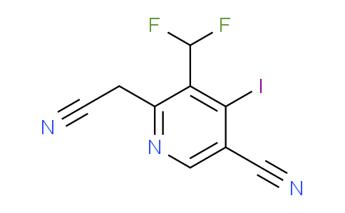 AM40910 | 1806906-24-0 | 5-Cyano-3-(difluoromethyl)-4-iodopyridine-2-acetonitrile