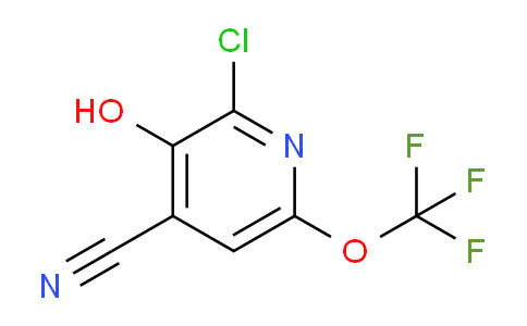 2-Chloro-4-cyano-3-hydroxy-6-(trifluoromethoxy)pyridine