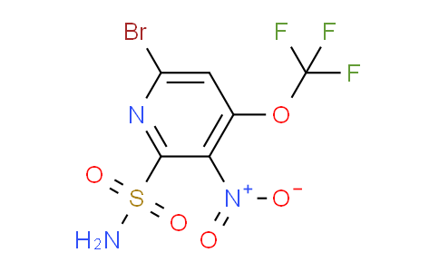 6-Bromo-3-nitro-4-(trifluoromethoxy)pyridine-2-sulfonamide