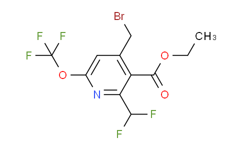 AM40983 | 1806779-96-3 | Ethyl 4-(bromomethyl)-2-(difluoromethyl)-6-(trifluoromethoxy)pyridine-3-carboxylate