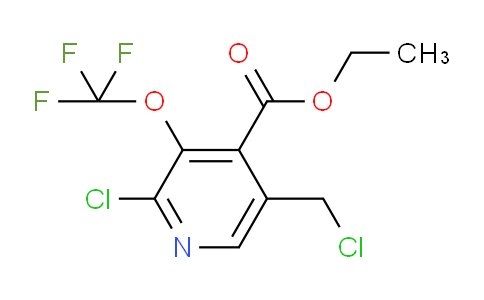 Ethyl 2-chloro-5-(chloromethyl)-3-(trifluoromethoxy)pyridine-4-carboxylate