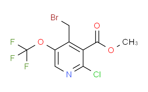 Methyl 4-(bromomethyl)-2-chloro-5-(trifluoromethoxy)pyridine-3-carboxylate