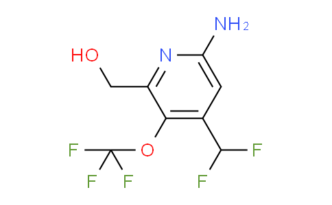 6-Amino-4-(difluoromethyl)-3-(trifluoromethoxy)pyridine-2-methanol